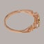 Rose Gold Peridot & Diamond Womens Trilogy Ring - Full 14ct Gold UK Hallmark Carousel 4