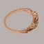 Rose Gold Natural Amethyst & Diamond Womens Trilogy Ring - Full 9ct UK Hallmark Carousel 4