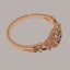 Rose Gold Amethyst & Opal Womens Trilogy Ring - Full 14ct Gold UK Hallmark Carousel 3