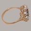 Rose Gold Real Sapphire & Pearl Womens Cluster Ring - Full 14ct Gold UK Hallmark Carousel 3