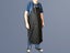 Butchers DCPR Wipedown Bib Apron - BLACK Carousel 1