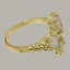 Gold Natural Diamond & Opal Womens Cluster Ring - Full 9ct UK Hallmark Carousel 3