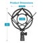 Neewer Universal Microphone Shock Mount Holder Clip Anti Vibration Suspension Carousel 3