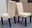 Zoe Dining Chair Ivory PU Leather Dark Legs (clearance) Carousel 3