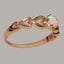 Rose Gold Natural Opal Womens Solitaire Ring - Full 14ct Gold UK Hallmark Carousel 2