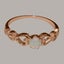 Rose Gold Natural Opal Womens Solitaire Ring - Full 14ct Gold UK Hallmark Carousel 4