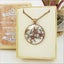 Circle Necklace: Manuka (Printed MOP) - Jewellery/J Stand Carousel 1