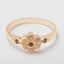 Rose Gold Natural Amethyst & Opal Womens Cluster Ring - Full UK Hallmark Carousel 3