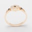 Rose Gold Natural Sapphire & Opal Womens Cluster Ring - Full UK Hallmark Carousel 1