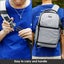 Neewer Sling Camera Bag Case Backpack with Padded Dividers for DSLR Lens - Grey Carousel 7