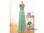 Long Cheap Mint Green Floor Length Chiffon A-Line Bridesmaid Dress Under 50 Carousel 9