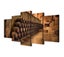 X'MAS SALE FREE SHIPPING - Large 5 Piece Canvas Art Print - Wine Barrels Carousel 2