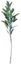 Artificial Long Leaf Branch (Green) Carousel 1