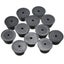 12pcs 25x20x15mm Black Rubber Protector for Chair Leg Table Crutch Feet Stools F Carousel 3