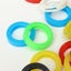 16Pcs Mixed Silicone Keys Ring Hollow Caps Identifier Covers Topper Tags Indicat Carousel 4