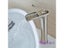 Luxury Bathroom Basin Tap Brass Material Hot Cold Crane Sink Faucet White Carousel 6