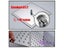 Modern Square Chrome Rain Shower Head Faucet W/ Hand Shower Sprayer Mixer Carousel 3