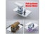 Modern Square Chrome Rain Shower Head Faucet W/ Hand Shower Sprayer Mixer Carousel 4