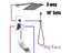 Modern Square Chrome Rain Shower Head Faucet W/ Hand Shower Sprayer Mixer Carousel 1