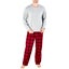 Harvey James Mens Check Pyjama Set Carousel 1