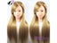 65CM 100 High Temperature Fiber Blonde Hair Training Head For Sale Carousel 7