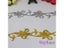 Iron On Gold Embroidered Lace Costumes Lace Trims Appliqued Braided Vintage Carousel 3