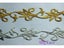 Iron On Gold Embroidered Lace Costumes Lace Trims Appliqued Braided Vintage Carousel 5
