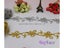Iron On Gold Embroidered Lace Costumes Lace Trims Appliqued Braided Vintage Carousel 7