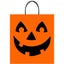 Deluxe Loot Bags Jack-O'-Lantern - Plastic Carousel 1