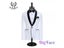 DARO Men Suit Wedding Groom Tuxedo 2 Piece White Black Blue DR8858 Carousel 6