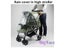 Baby Stroller Rain Cover PVC Universal Wind Dust Shield With Windows For Carousel 5
