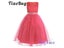 Tiaobug Kids Flower Girl Dresses Children Pageant Evening Gowns Sequined Lace Carousel 3