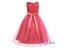 Tiaobug Kids Flower Girl Dresses Children Pageant Evening Gowns Sequined Lace Carousel 5