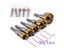 5PCS Hole Saw Tooth Kit HSS Steel Drill Bit Set For Metal Wood Alloy Tools Carousel 9