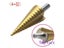 3pcs/lot HSS Steel Large Step Cone Titanium Coated Metal Drill Bit Cut Tool Set Carousel 4