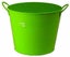 Metal Bucket with 2 handles 160mm - Set of 6 (Lime) Carousel 1