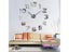 Modern DIY Acrylic Mirror Fashion Wall Clock 3d Big Quartz Watch Clocks Living Carousel 6