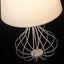 CLEARANCE - Wire Base Lamp -- white or red. Floor Stock *55% off Carousel 3