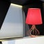 CLEARANCE - Wire Base Lamp -- white or red. Floor Stock *55% off Carousel 4