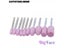 10PC Abrasive Mounted Stone Cylindrical For Dremel 3000 4000 Rotary Tools Carousel 5