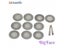 42pcs Dremel Accessories 30pcs Diamond Burs 12pcs Saw Blades Mini Discs Drill Carousel 6