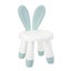 Child Children Rabbit Ear Backrest Chair, Plastic Cute Kids Study Chairs Green Carousel 6
