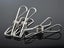 100pcs Stainless Steel Clothes pegs 6.5cm Length Carousel 6