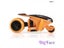 EBOYU QF100 2CH RC Motorcycle Rear Wheel Drive 360-Degree Drift Motorcycle Carousel 6