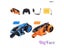EBOYU QF100 2CH RC Motorcycle Rear Wheel Drive 360-Degree Drift Motorcycle Carousel 7