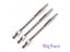 Yernea 6Pcs/Lot Darts Shaft Aluminium Alloy 45mm Silvery White Black Carousel 6