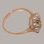 Rose Gold Natural Peridot & Pearl Womens Cluster Ring - Full 9ct UK Hallmark Carousel 3