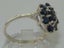 Sterling Silver Natural Sapphire Womens Cluster Ring - Full 925 UK Hallmark Carousel 2