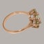 Rose Gold Natural Opal & Peridot Womens Cluster Ring - Full 9ct UK Hallmark Carousel 3