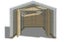 Borderland portable shed- skid mounted for easy relocation Carousel 3